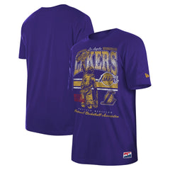 Los Angeles Lakers Enzyme Wash Oversized T-Shirt Purple - NBA