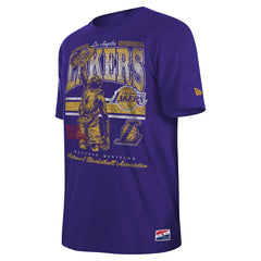 Los Angeles Lakers Enzyme Wash Oversized T-Shirt Purple - NBA