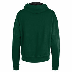 Milwaukee Bucks Women's Boxy Pullover Hoodie Hunter Green - NBA