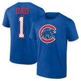 Chicago Cubs Father's Day #1 Dad T-Shirt - MLB