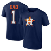 Houston Astros Father's Day #1 Dad T-Shirt - MLB