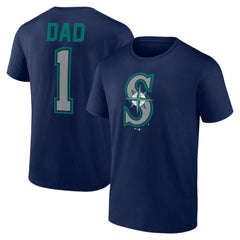 Seattle Mariners Father's Day #1 Dad T-Shirt - MLB