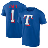 Texas Rangers Father's Day #1 Dad T-Shirt - MLB
