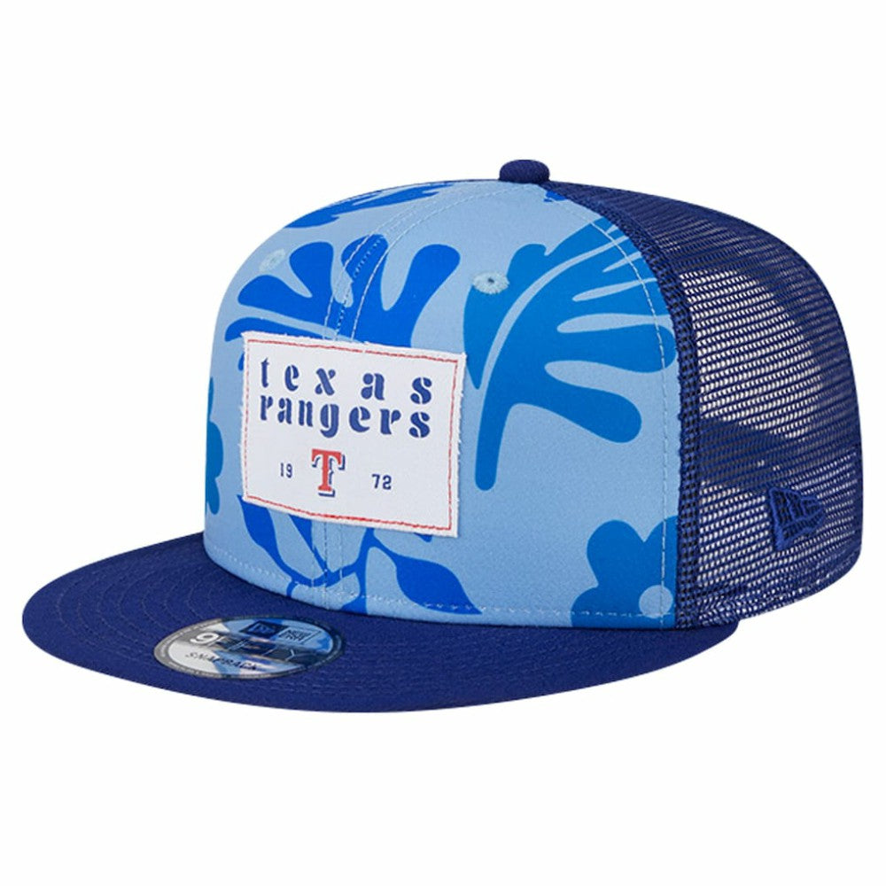 Texas Rangers New Era Bikini Bottom Trucker 9FIFTY Snapback Hat - MLB