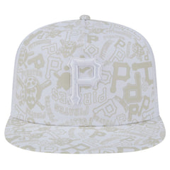 Pittsburgh Pirates New Era Logo Dunes A-Frame Trucker 9FIFTY Snapback Hat - MLB