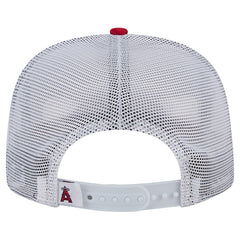 Los Angeles Angels New Era Team Horizon 9FIFTY A-Frame Trucker Snapback Hat - MLB