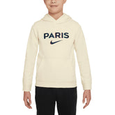 Paris Saint-Germain Youth Club Pullover Hoodie Cream | Nike cheap