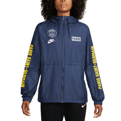 Paris Saint-Germain Women's Essential Woven Full-Zip Jacket Navy | Nike online