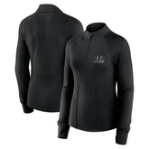 Cincinnati Bengals Women's Elements Raglan Quarter-Zip Jacket Black | Fanatics