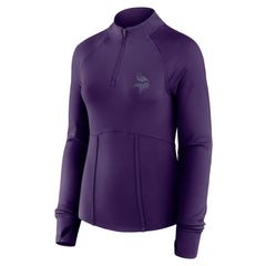 Minnesota Vikings Women's Elements Raglan Quarter-Zip Jacket Purple | Fanatics