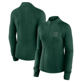 Green Bay Packers Women's Elements Raglan Quarter-Zip Jacket Green | Fanatics