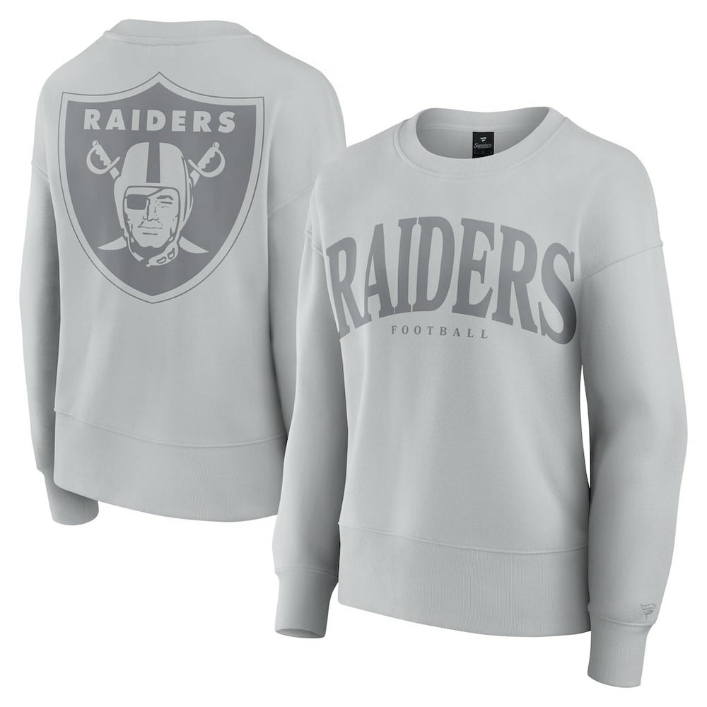 Las Vegas Raiders Women's Elements Pullover Sweatshirt Gray | Fanatics