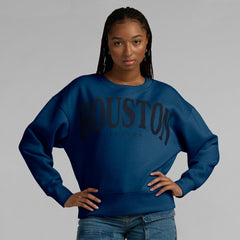Houston Texans Women's Elements Pullover Sweatshirt Navy | Fanatics