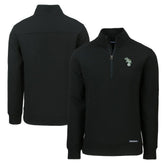 Athletics Cutter & Buck Cooperstown Collection Roam Eco Recycled Quarter-Zip Pullover - MLB