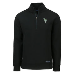 Athletics Cutter & Buck Cooperstown Collection Roam Eco Recycled Quarter-Zip Pullover - MLB