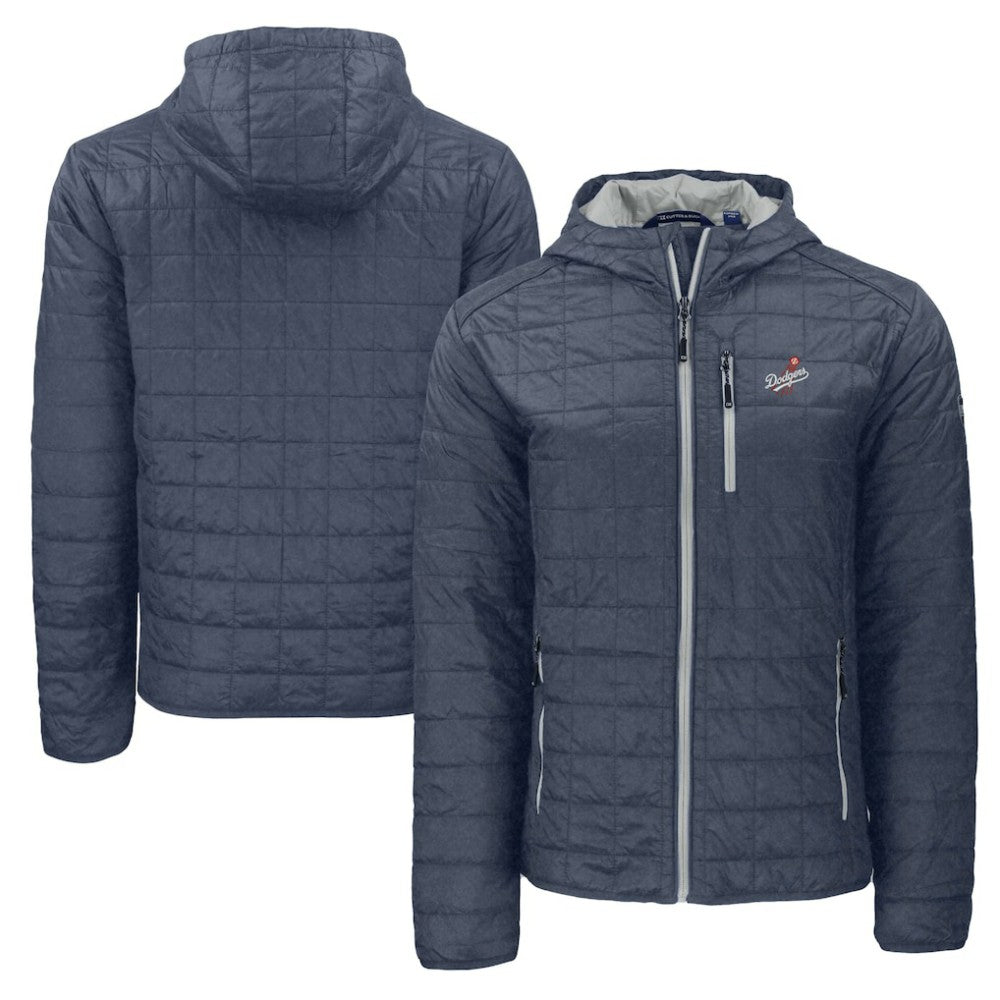 Los Angeles Dodgers Cutter & Buck Cooperstown Collection Rainier Primaloft Eco Full-Zip Hooded Jacket - MLB