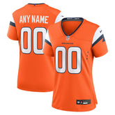 Denver Broncos Women's Mile High Collection Custom Game Jersey Orange | Nike for Sale