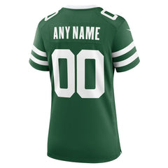 New York Jets Women's Custom Game Jersey Legacy Green | Nike for Sale