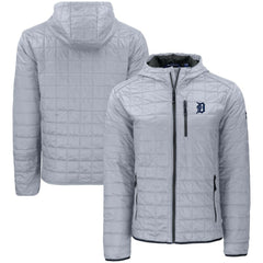 Detroit Tigers Cutter & Buck Rainier Primaloft Eco Full-Zip Hooded Jacket - MLB