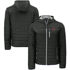 Cincinnati Reds Cutter & Buck Rainier Primaloft Eco Full-Zip Hooded Jacket - MLB