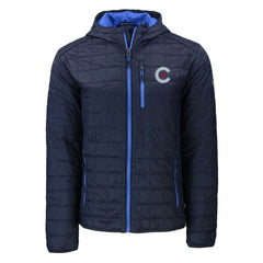 Chicago Cubs Cutter & Buck City Connect Rainier Primaloft Eco Full-Zip Hooded Jacket - MLB