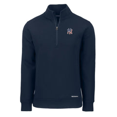 New York Yankees Cutter & Buck Americana Roam Eco Recycled Quarter-Zip Sweatshirt - MLB