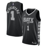Victor Wembanyama San Antonio Spurs Jordan Brand Unisex Swingman Jersey Statement Edition Black - NBA