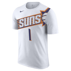 Devin Booker Phoenix Suns 2023/24 Association Name & Number T-Shirt White - NBA