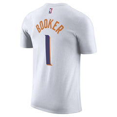 Devin Booker Phoenix Suns 2023/24 Association Name & Number T-Shirt White - NBA