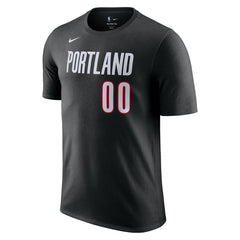 Scoot Henderson Portland Trail Blazers Icon Edition Name & Number T-Shirt Black - NBA