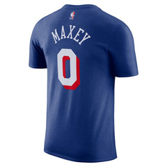 Tyrese Maxey Philadelphia 76ers Icon Edition Name & Number T-Shirt Royal - NBA