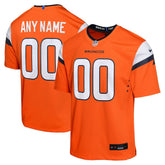 Denver Broncos Youth Mile High Collection Custom Game Jersey Orange | Nike for Sale