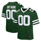 New York Jets Youth Custom Game Jersey Legacy Green | Nike for Sale