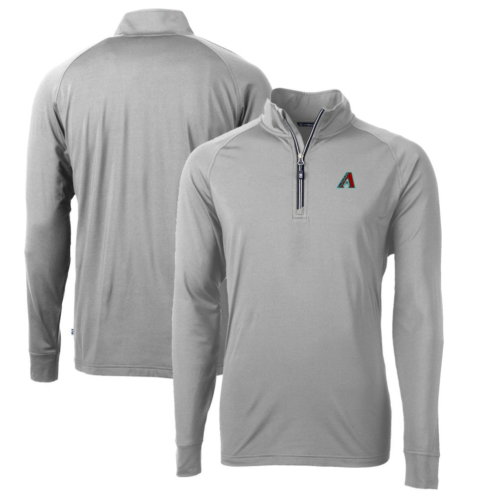 Arizona Diamondbacks Cutter & Buck Adapt Eco Knit Recycled Quarter-Zip Pullover Top - MLB