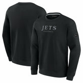 New York Jets Unisex Elements Unlimited Fleece Pullover Sweatshirt Black | Fanatics