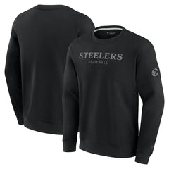 Pittsburgh Steelers Unisex Elements Unlimited Fleece Pullover Sweatshirt Black | Fanatics