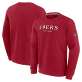San Francisco 49ers Unisex Elements Unlimited Fleece Pullover Sweatshirt Scarlet | Fanatics