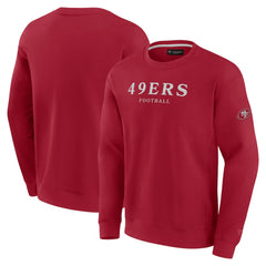 San Francisco 49ers Unisex Elements Unlimited Fleece Pullover Sweatshirt Scarlet | Fanatics