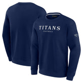 Tennessee Titans Unisex Elements Unlimited Fleece Pullover Sweatshirt Navy | Fanatics