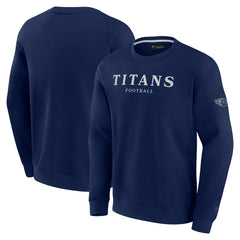 Tennessee Titans Unisex Elements Unlimited Fleece Pullover Sweatshirt Navy | Fanatics