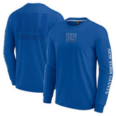 New York Giants Unisex Elements Strive Long Sleeve T-Shirt Royal | Fanatics