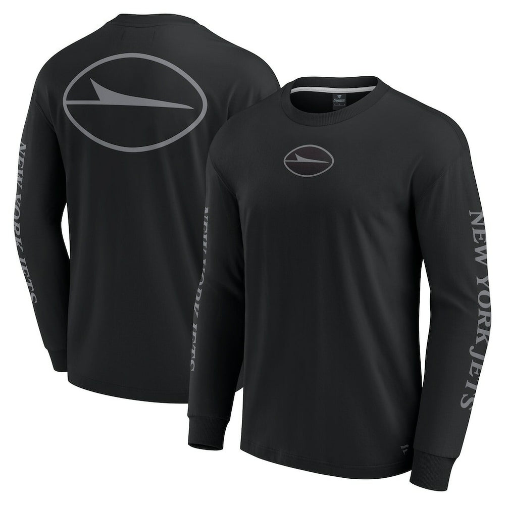 New York Jets Unisex Elements Strive Long Sleeve T-Shirt Black | Fanatics