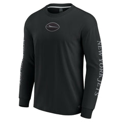 New York Jets Unisex Elements Strive Long Sleeve T-Shirt Black | Fanatics