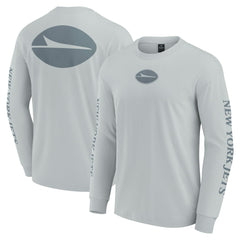 New York Jets Unisex Elements Strive Long Sleeve T-Shirt Gray | Fanatics