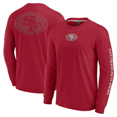 San Francisco 49ers Unisex Elements Strive Long Sleeve T-Shirt Scarlet | Fanatics