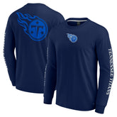 Tennessee Titans Unisex Elements Strive Long Sleeve T-Shirt Navy | Fanatics