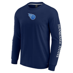 Tennessee Titans Unisex Elements Strive Long Sleeve T-Shirt Navy | Fanatics