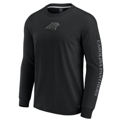 Carolina Panthers Unisex Elements Strive Long Sleeve T-Shirt Black | Fanatics