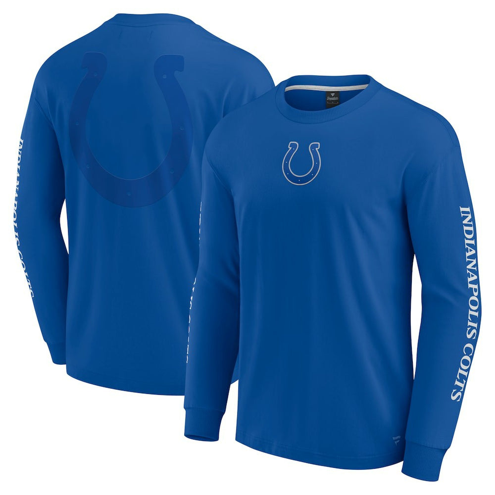 Indianapolis Colts Unisex Elements Strive Long Sleeve T-Shirt Royal | Fanatics