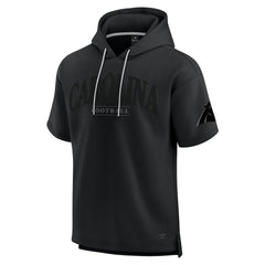 Carolina Panthers Unisex Elements Ready Short Sleeve Pullover Hoodie Black | Fanatics